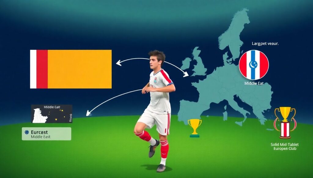 Трансферная экспансия стран Ближнего Востока в европейский рынок - иллюстрация