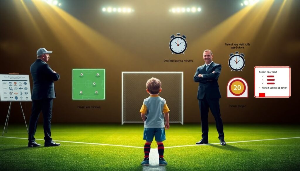 Назначения в системах детского футбола и их влияние на будущее - иллюстрация