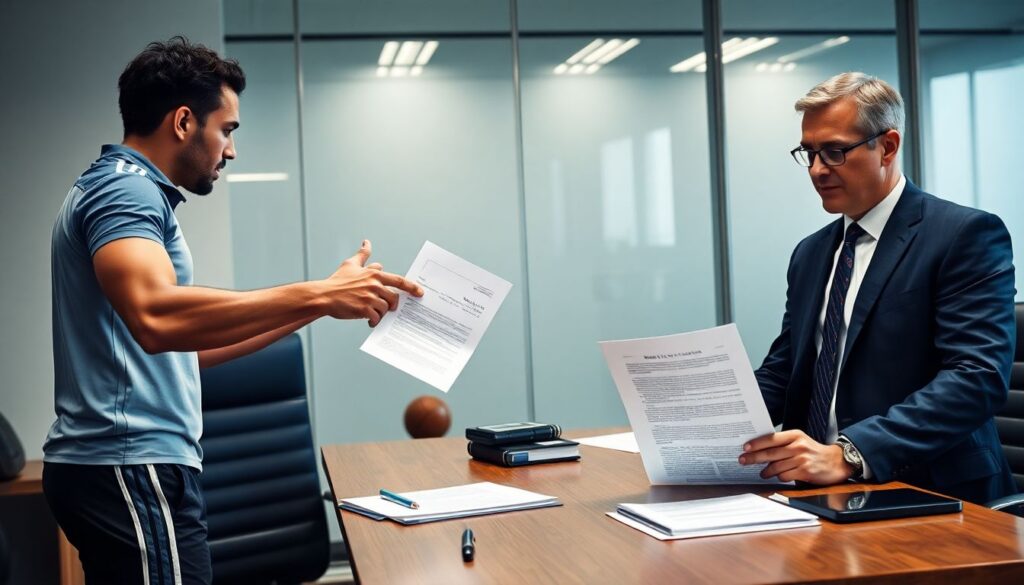 Скандалы в обменах игроками и их правовые последствия - иллюстрация