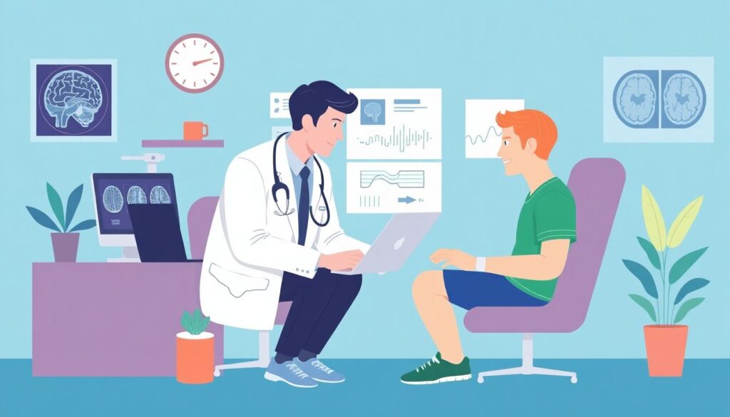 Травмы и восстановление после травм головы у спортсменов - иллюстрация