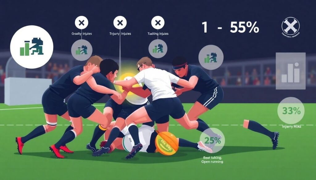 Травмы в регби и их влияние на игровую политику - иллюстрация