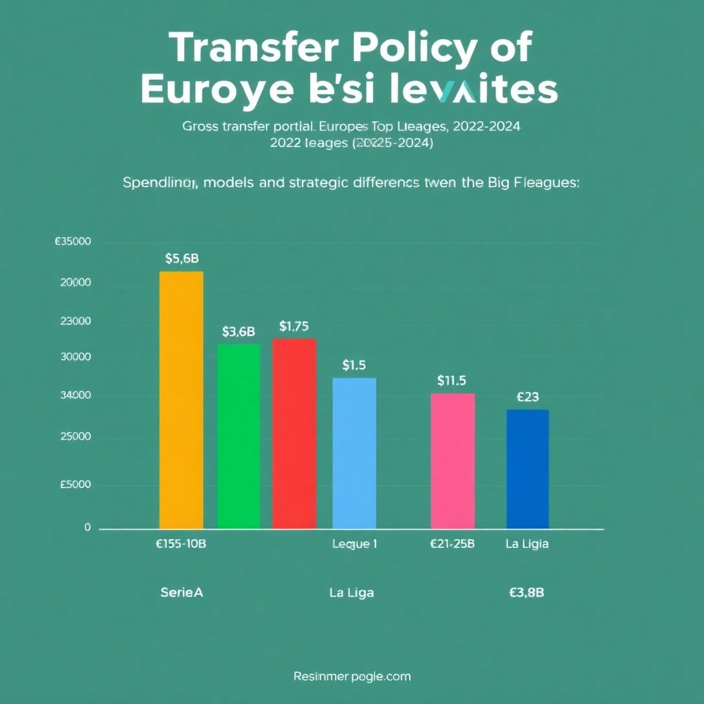 Сравнение стратегий трансферной политики разных лиг в современном футболе