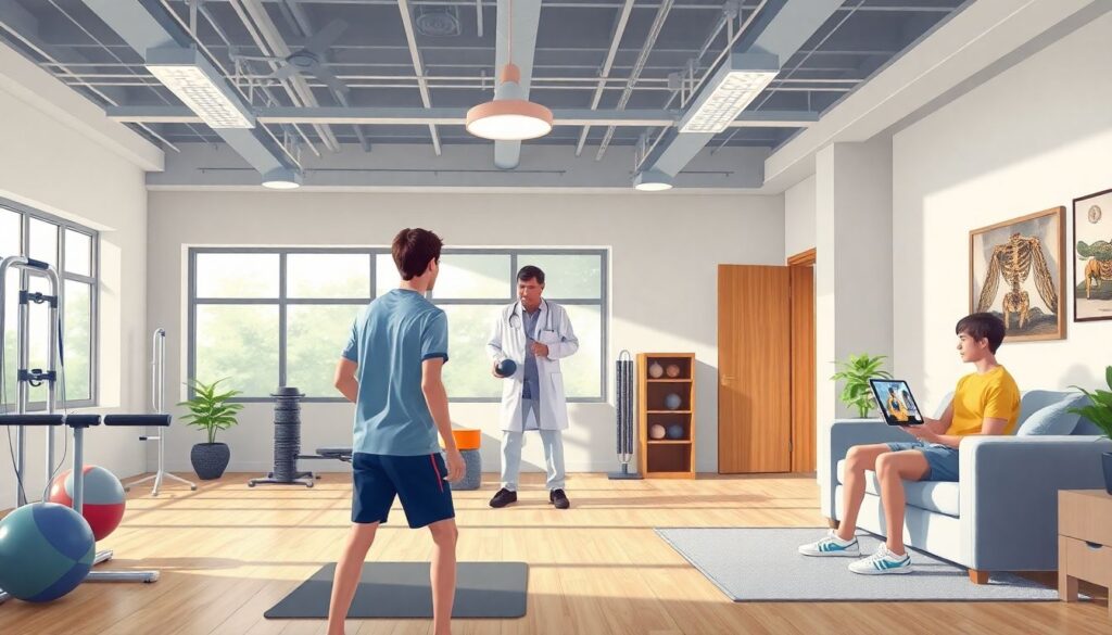 Травмы и реабилитация после переломов у молодых игроков - иллюстрация