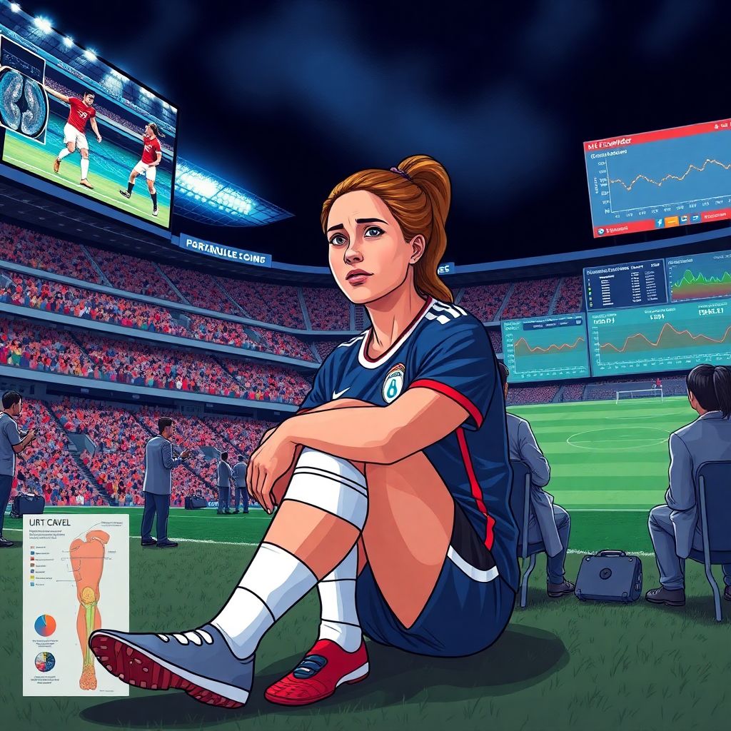 Травмы звезд женского футбола: как они влияют на развитие лиги
