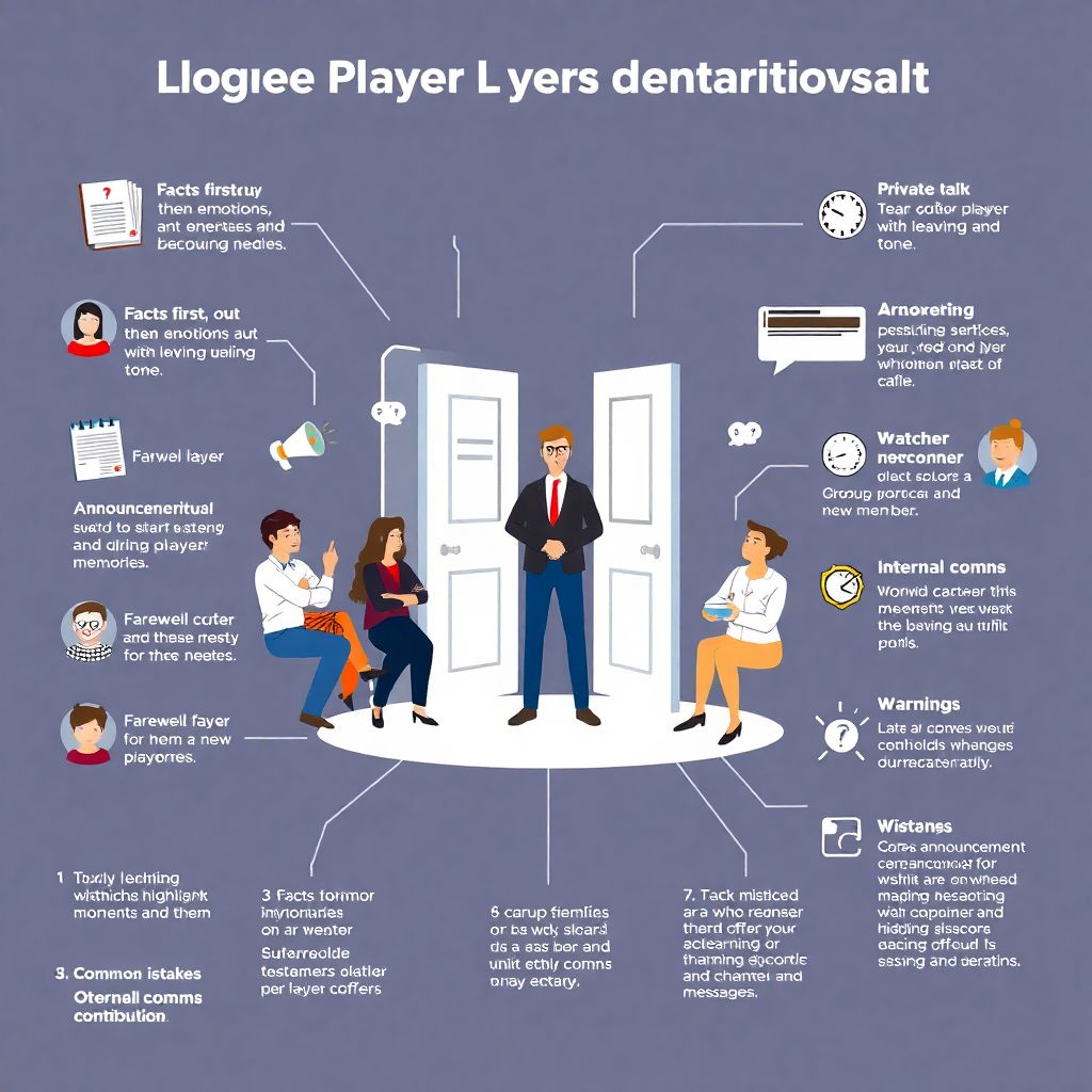 Как управлять коммуникациями об уходе и приходе игроков в спортивном клубе