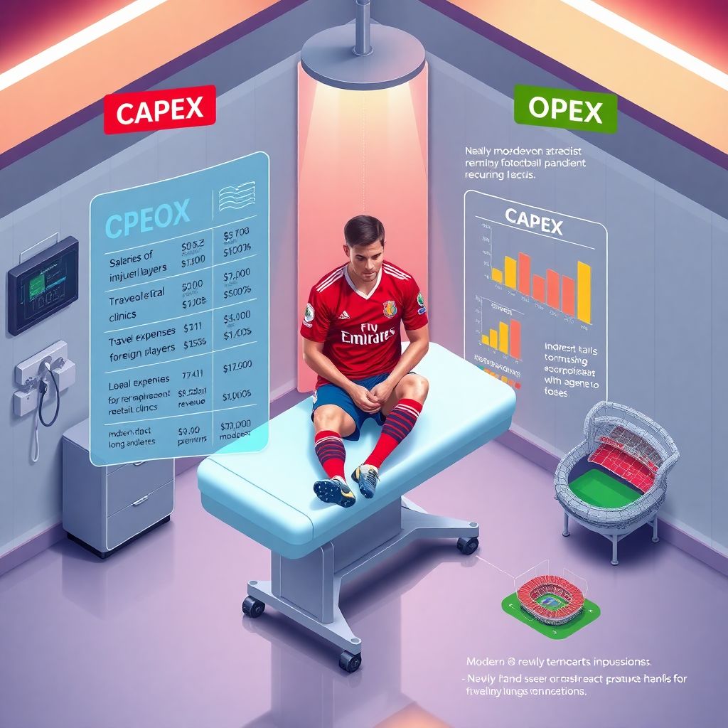 Травмы и их влияние на капекс и операционные расходы футбольного клуба
