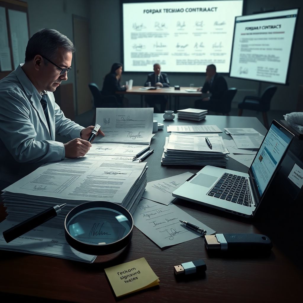 Скандалы вокруг фальсификации подписей на контрактах и их правовые последствия