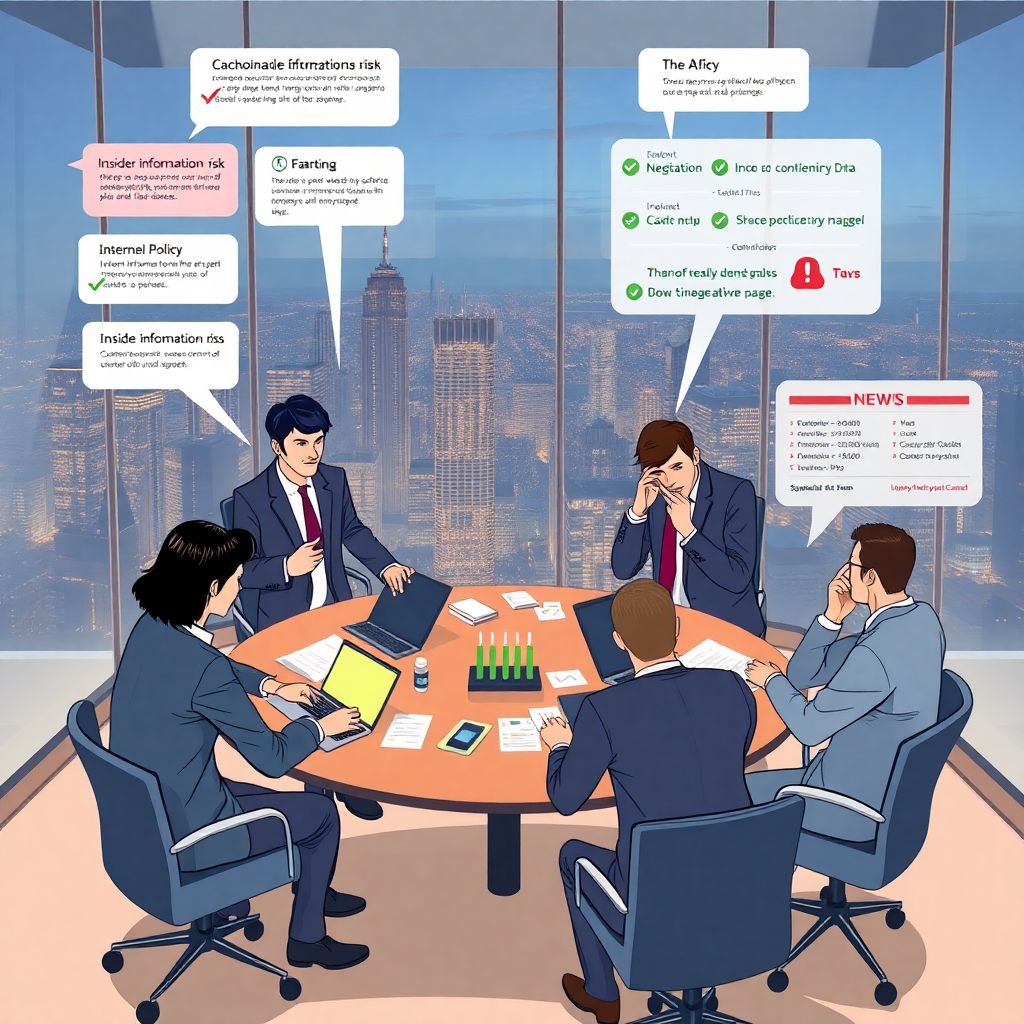 Скандалы вокруг использования инсайдерской информации в переговорах компаний