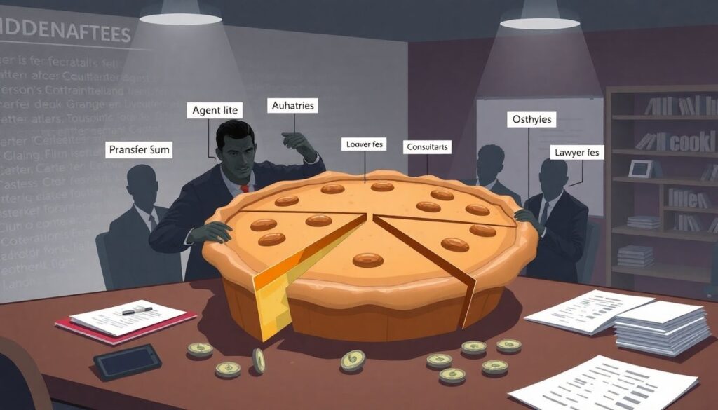 Скандалы вокруг скрытых комиссий в трансферных сделках - иллюстрация