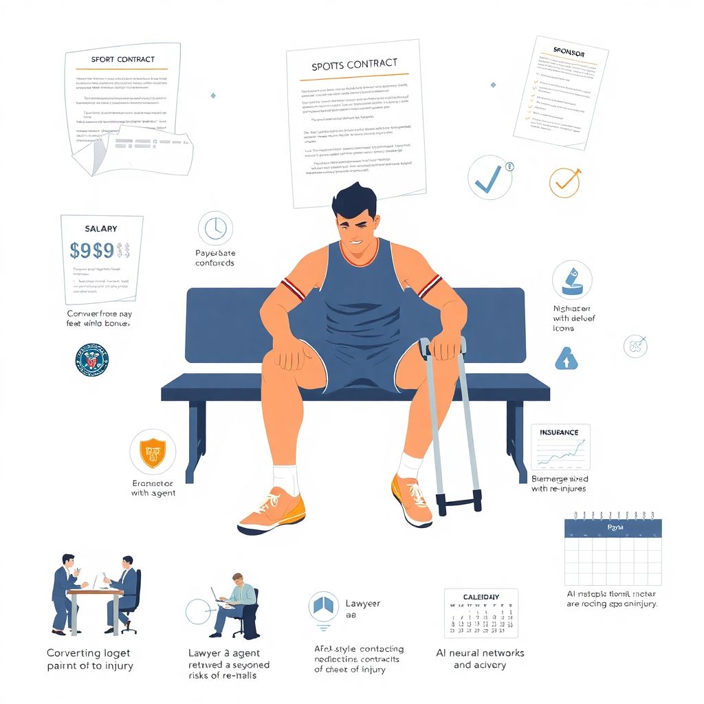 Травмы спортсменов и их влияние на контрактные переговоры с клубами-спонсорами