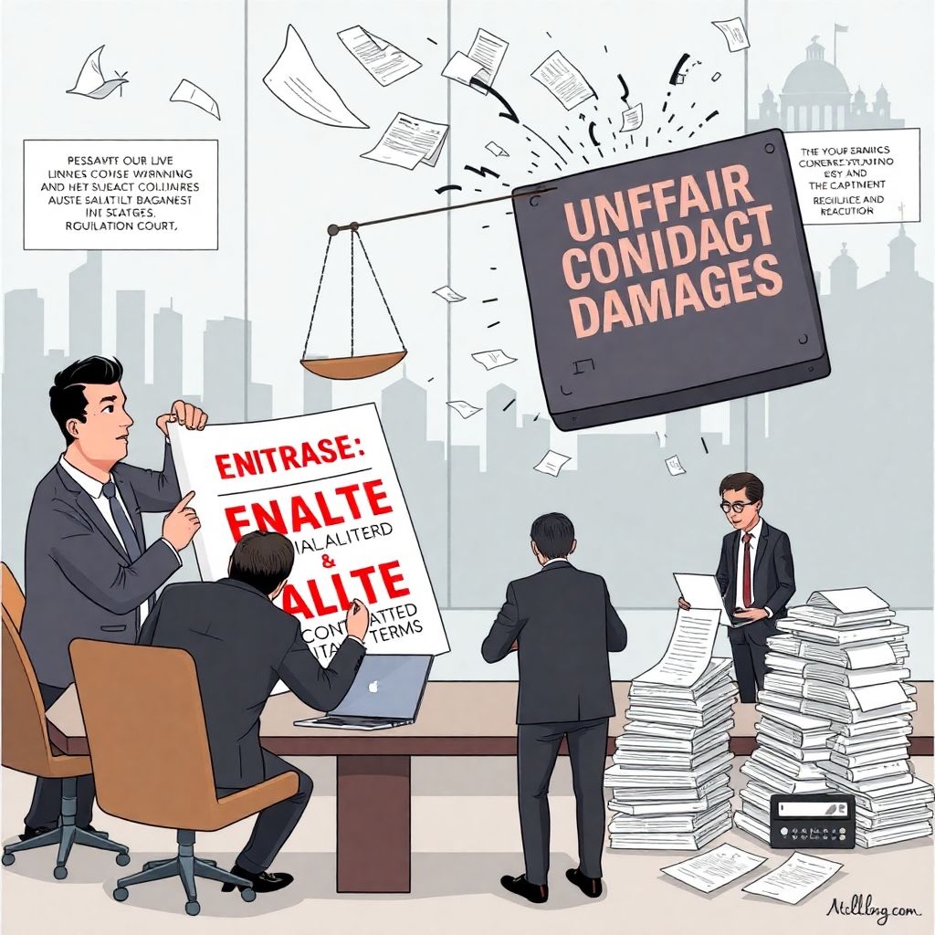 Скандалы вокруг злоупотребления контрактными штрафами и их правовые последствия