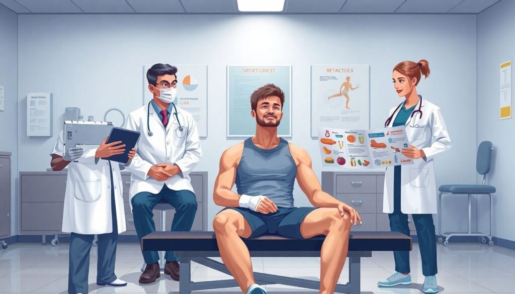 Травмы и роль диеты в восстановлении спортсменов - иллюстрация