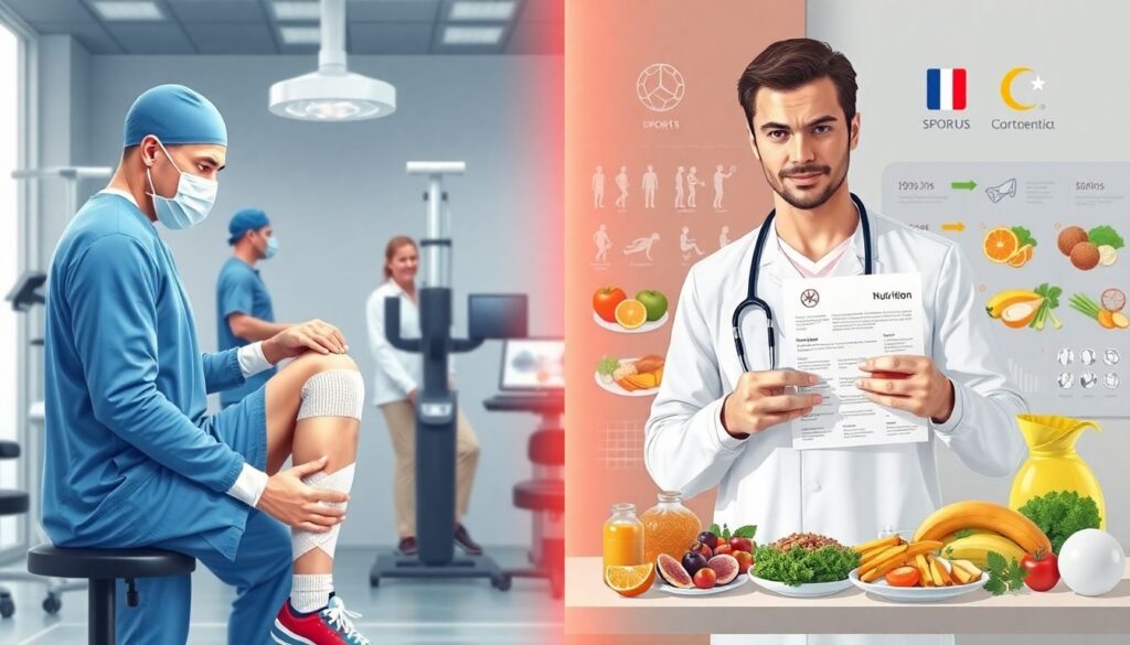 Травмы и роль диеты в восстановлении спортсменов - иллюстрация