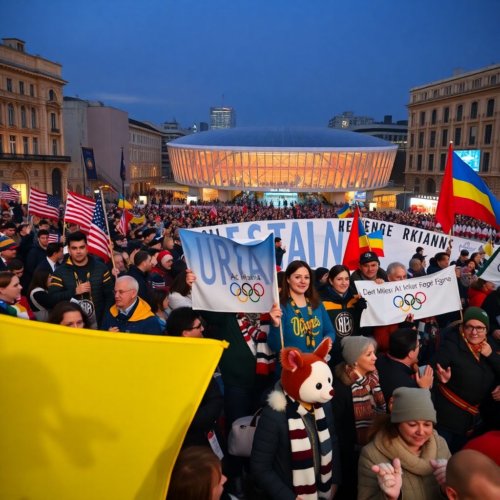 Олимпиада в Милане: как город примиряет русских и украинцев