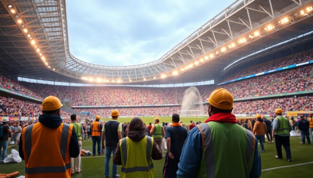 Скандалы вокруг труда и занятости мигрантов в спортивной индустрии - иллюстрация