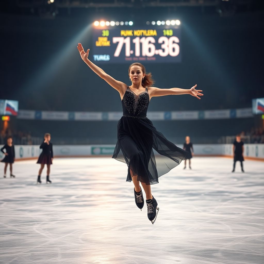 Костылева лидирует после короткой на юниорском первенстве России